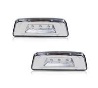 Indicatori Direzione Laterali Luce Per Kenworth Per T680 Per T700 Per T880 Parafango Per Camion Luci Di Posizione Laterali Luce Direzione Parcheggio(Clear Lens Chrome)