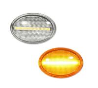 Indicatori Direzione Laterali Luce Per Mini Per Cooper Per R55 Per R56 Per R57 Per R58 Per R59 2007-2013 Auto Luce Laterale A LED Indicatore Di(Clear NO Dynamic)