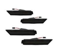 Indicatori Direzione Laterali Per Chevy 2010 2011 2012 2013 2014 2015 Per Camaro Anteriore Posteriore Lampade Rosso/Ambra Lente Affumicata Indicatore Laterale Car Styling(4PC Smoked Lens3)