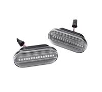 Indicatori Direzione Laterali Per VW Per Bora Per Golf 3 4 MK4 Per Lupo Per Passat Z2 3BG Per Polo SB6 Indicatore Laterale Dinamico Indicatore Luminoso Segnale(Clear Dynamic)