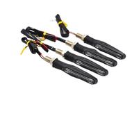 Indicatori direzione Luce di direzione universale per moto, 12 V, flessibile, lampeggiante per, illuminazione per 1/2/4 pezzi