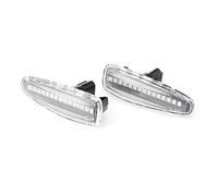 Indicatori Direzione Luci Laterali Per Mistubish Per Lancer Per EVO X Per Outlander Sport Per Mirage Che Scorre Dinamico Indicatore Laterale Luce Segnale Girata Lampeggiante 2 Pz(Flowing water white)
