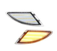 Indicatori Direzione Luci Specchio Laterale Per Benz Per W251 Per Classe R 2006-2010 OEM A2518200121 Paraurti Anteriore Parafango A LED Riflettore Luci Di Posizione Laterali(Clear Lens Amber)