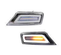 Indicatori Direzione Luci Specchio Laterale Per Jeep Per Liberty 2008-2012 Indicatori Di Direzione Anteriori A LED Sequenziali Luci Di Parcheggio DRL(Clear Lens)