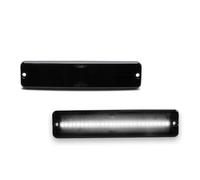 Indicatori Direzione Luci Specchio Laterale Per Jeep Per Wrangler Per YJ 1987-1995 Lente LED Luce Di Posizione Laterale Riflettore Parafango Anteriore Luce Di Direzione(Smoked Lens white)