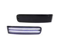 Indicatori Direzione Luci Specchio Laterale Per Prelude 1992-1996 Paraurti Anteriore A LED Luci Di Direzione Laterali Esterne Luci Di Parcheggio Luci Laterali Parafango Auto(Smoked lens white)