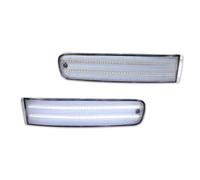 Indicatori Direzione Luci Specchio Laterale Per Prelude 1992-1996 Paraurti Anteriore A LED Luci Di Direzione Laterali Esterne Luci Di Parcheggio Luci Laterali Parafango Auto(Clear Lens White)