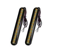 Indicatori Direzione Moto 24 LED Indicatori direzione moto Mi&ni Striscia luminosa LED Luce targa flusso d'acqua Luce freno posteriore Indicatore direzione posteriore DC 12V