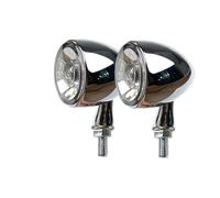 Indicatori Direzione Moto Indicatore di direzione per moto con alloggiamento in metallo, 1000 DF LED, 3 in 1, luce marcia anteriore bianca, luci stop posteriori