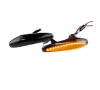 Indicatori Direzione Per Alfa Per Romeo 166 1998-2007 2 Pezzi Led Dynamic Turn Signal Light Side Marker Blinker Indicator Lamp Repeater OEM 60597300 Direzione Dinamico(Smoke Lens Dynamic)