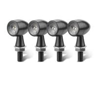 Indicatori Direzione per motocicletta Indicatore di direzione LED in alluminio costruito per mini indicatori lampeggiante Lampeggiante universale per M8 per bullone