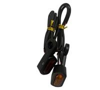 Indicatori Direzione per motocicletta Per Mini LED Indicatori di direzione Luce lampeggiante con E Per Mark Lampada impugnatura per Per Softail Per Touring