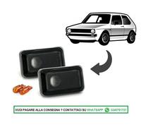 Indicatori Frecce Laterali NERE Gemme Blinker Schwarz Golf 2 Jetta Corrado Polo