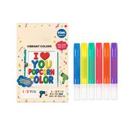 Indicatori grafica in rilievo, 1 box | Penne da a soffio attivate dal calore per scritte colorate, design cartoline, idee progetti