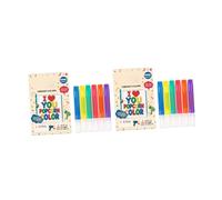 Indicatori grafica in rilievo, 2 boxes | Penne da a soffio attivate dal calore per scritte colorate, design cartoline, idee progetti