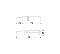 Indicatori Idea B-Lux Nero 2pz