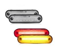 Indicatori Laterali Dinamici lampada Per Mazda Per Miata 1990-1997 | Indicatori di direzione laterali anteriori / posteriori ambra / rossi / bianchi indicatori di direzione