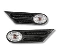 Indicatori Laterali Set Con Orlo per Mini Cooper R56 R57 07-13 Clear Carbon Look
