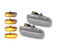 Indicatori Laterali Set Trasparente per Audi A6 05-11 Frecce Coppia SX Destro