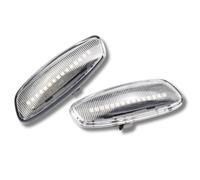 Indicatori Laterali Set LED per Citroen C4 Dynamic Trasparente Frecce Paio 10-18