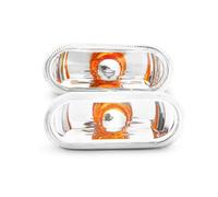 Indicatori Laterali Set Per VW Golf MK4 99-06 Familiare Cristallo Arancio Coppia