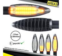 Indicatori LED Kawasaki Lui 6N 650, KL250, KLX250, KLR 250 (B1)
