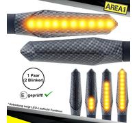 Indicatori LED Kawasaki Lui 6N 650, KL250, KLX250, KLR 250 (B5)