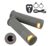 Indicatori LED sul Manubrio - Direzionali Impermeabili, Illuminazione Sull'impugnatura dello Scooter, Segnalatori di Sicurezza Notturni Maggiore Sicurezza di Guida | Set di Segnali per Tappi Term