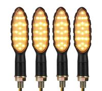 Indicatori Luce Di Direzione Universale Per Motocicletta 12v Fanale Posteriore Indicatore Di Acqua Corrente Lampada Lampeggiante Segnali Di Stop Accessori Indicatori