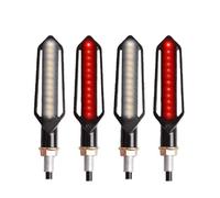 Indicatori Luminosi Kit 2/4PCS 24 Indicatori Direzione Fanale Posteriore Motocicletta Acqua Corrente Lampeggiante Lampeggiante Freno/Luce Di Marcia DRL Lampada Lampeggiante