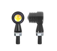 Indicatori Luminosi Kit 2x Luce di direzione universale per motocicletta 12V IPX6 Ambra Indicatore lampeggiante Luci posteriori Lampada Accessori