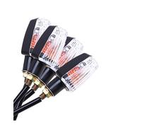 Indicatori Luminosi Kit 4 pezzi universali indicatori di direzione per motociclette lampadine lampeggianti ambra luce lampeggiante per