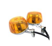 Indicatori Luminosi Kit Indicatore Anteriore Per Motocicletta Luce Direzione Rotonda Vintage, Luci Direzione Luci Direzione In Acciaio Luci Posteriori Metallo Zincato Rotondo