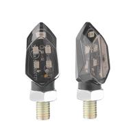 Indicatori Luminosi Kit Indicatori di direzione per motociclette Luce lampeggiante ambra Moto con distanziatori adattatori per