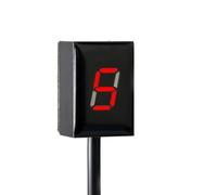 Indicatori marcia Per CMX500 2017 Per VFR800X Per VT400 2009-2014 Per VT750C 2007-2017 Moto 1-6 Per Indicatore Di Marcia E Velocità Misuratore Digitale Accessori(Red)