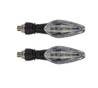 Indicatori Moto 2 Pezzi di Indicatori di Direzione A LED per Moto, Indicatori di Direzione Lampeggianti, Luci Posteriori per Moto E Scooter
