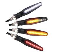 Indicatori Moto Compatibile con Ducati per Panigale per V4 848 per Monster 696 per Scrambler 800 per Multistrada 1200 Indicatore di direzione Universale per Moto(4 PCS)