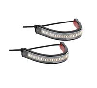 Indicatori Moto Segnale Luce 2 Pezzi 12V LED Anello Forcella Striscia Lampada Lampeggiante Lampeggiante Moto Indicatore Di Direzione E DRL Moto Lampeggiatore Accessori