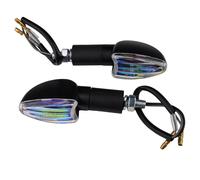 Indicatori Per Moto Bike It Con Stelo Lungo E Lente Ambra