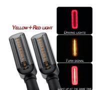 Indicatori segnale di svolta LED Incandescente Laterale Luce Posteriore per Moto