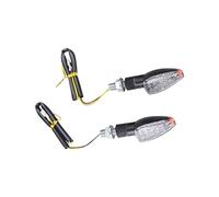 Indicatori Segnale Luce 2PCS Moto Indicatori Di Direzione Ambra Lampeggiante Luce Indicatore 12V Lampada Accessori