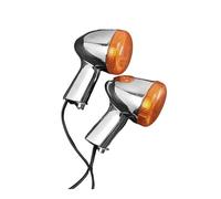 Indicatori Segnale Luce 2x Indicatori Di Direzione Posteriori Per Moto Luci Ambrate Nero/Cromo Per Sportster 883 Iron XL1200 1992-2019 2021 2022