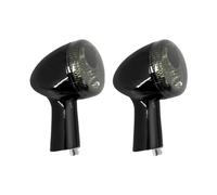 Indicatori Segnale Luce 2x Indicatori Di Direzione Posteriori Per Moto Luci Ambrate Nero/Cromo Per Sportster 883 Iron XL1200 1992-2019 2021 2022