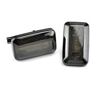 indicatori specchio lateral Per VW Per Caddy Per Corrado Per Golf 1990-1998 Luci Di Posizione Laterali A LED Freccia Indicatore Di Direzione Lampada Lampeggiante Lampada Indicatore(Smoked black)