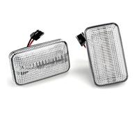 indicatori specchio lateral Per VW Per Caddy Per Corrado Per Golf 1990-1998 Luci Di Posizione Laterali A LED Freccia Indicatore Di Direzione Lampada Lampeggiante Lampada Indicatore(Crystal white)