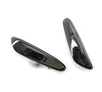 indicatori specchio laterale 1 Paio Grigio Fumo Indicatore Di Direzione Laterale Per Auto Lampada Copertura Per BMW E46 Serie 3 Berlina 4 Porte 2002 2003 2004 2005 Freccia Indicatore