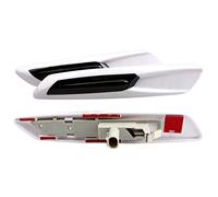 indicatori specchio laterale Indicatore Di Direzione A LED Dinamico Laterale Luce Parafango Adatto Per BMW Serie 5 E39 E60 E61 Freccia Indicatore(BIANCO)