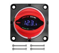 Indicatori tensione a LED Interruttori interruzione Interruttori scollegamento batteria da 250 A 5-60 V Ideali per roulotte Applicazioni campeggio Isolatore batteria