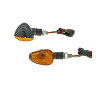 Indicatori Vicma impostati m10 carbon-look Doozy breve arancione