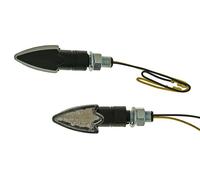 Indicatori Vicma set m10 nero Freccia vetro trasparente LED Quad Scooter
